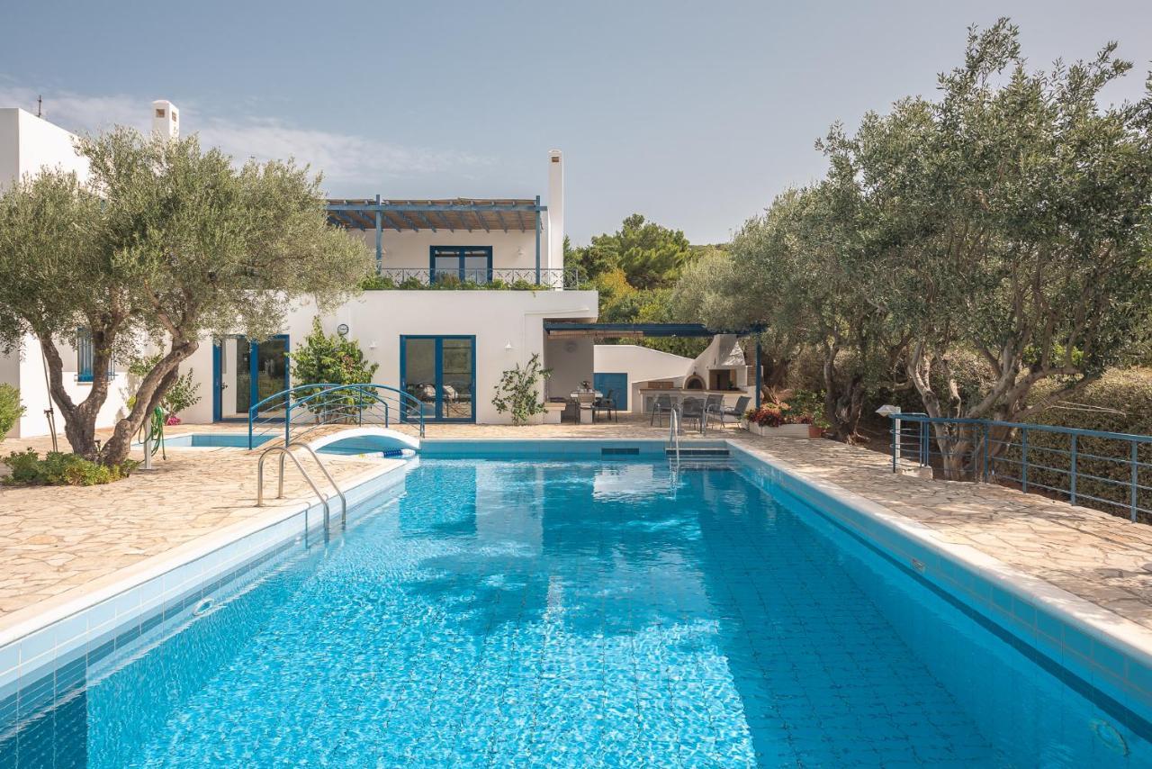 Summer Villa Pasiphae Private Pool - Bbq -Beach 2Min Sunion Exteriör bild