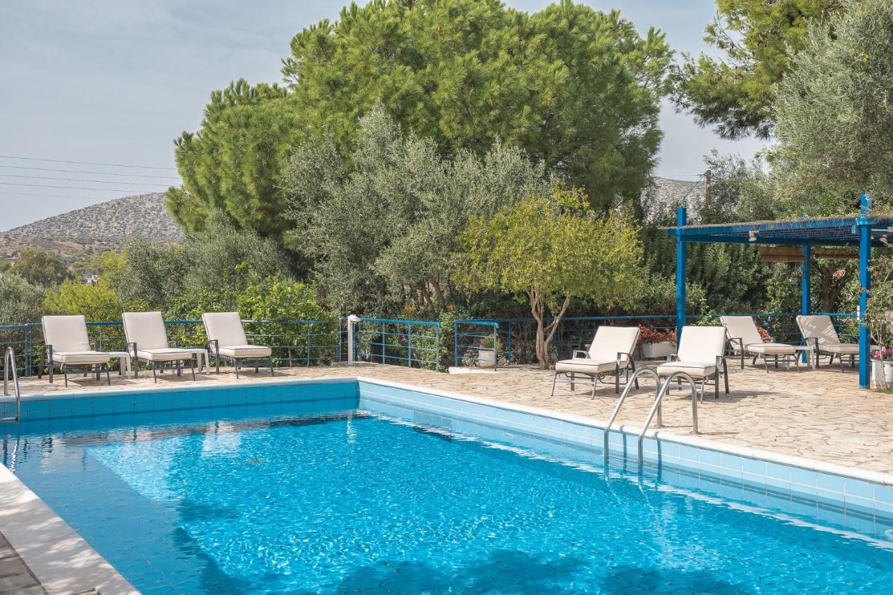 Summer Villa Pasiphae Private Pool - Bbq -Beach 2Min Sunion Exteriör bild