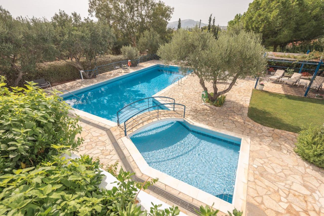 Summer Villa Pasiphae Private Pool - Bbq -Beach 2Min Sunion Exteriör bild