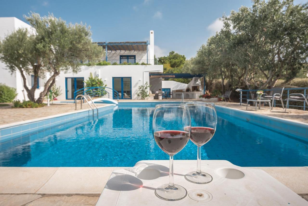 Summer Villa Pasiphae Private Pool - Bbq -Beach 2Min Sunion Exteriör bild