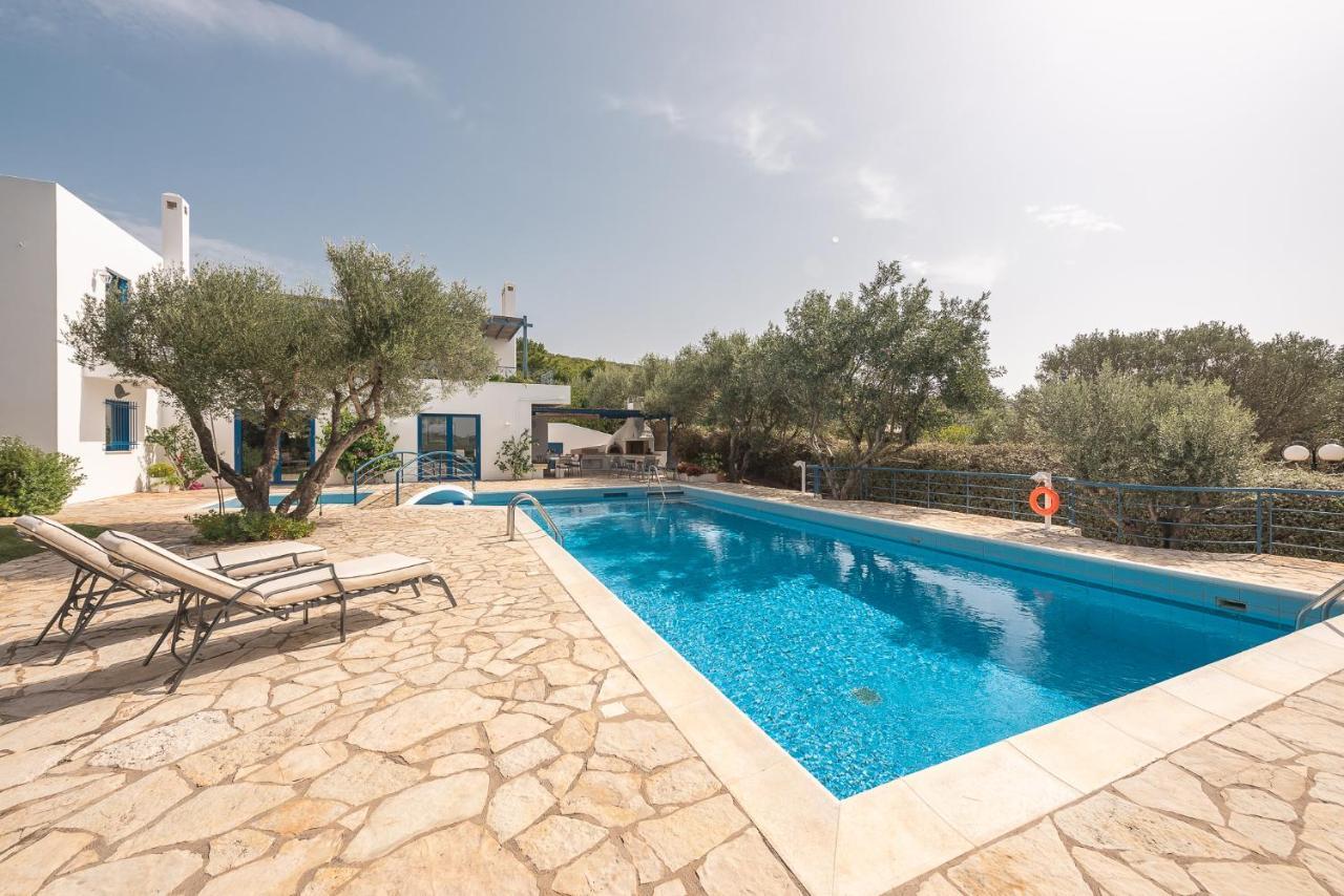 Summer Villa Pasiphae Private Pool - Bbq -Beach 2Min Sunion Exteriör bild