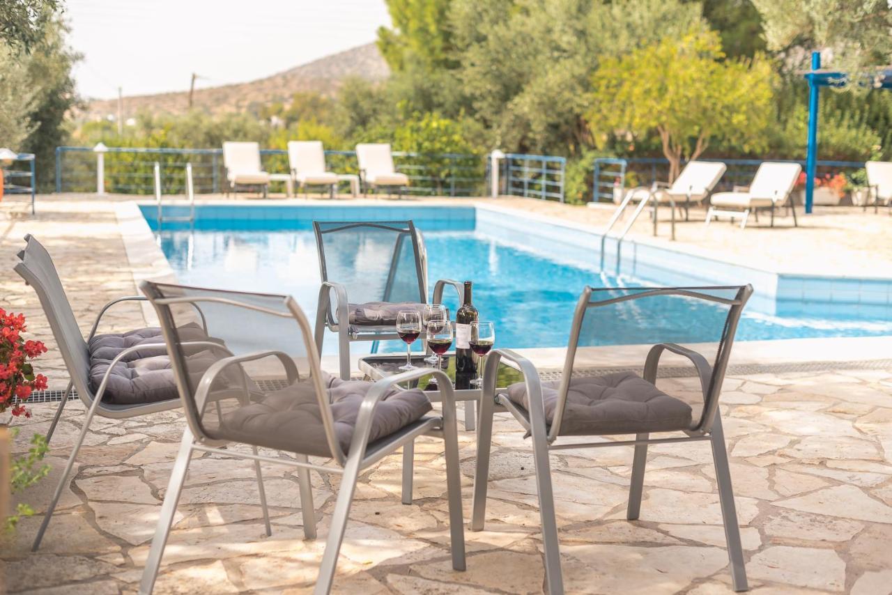 Summer Villa Pasiphae Private Pool - Bbq -Beach 2Min Sunion Exteriör bild