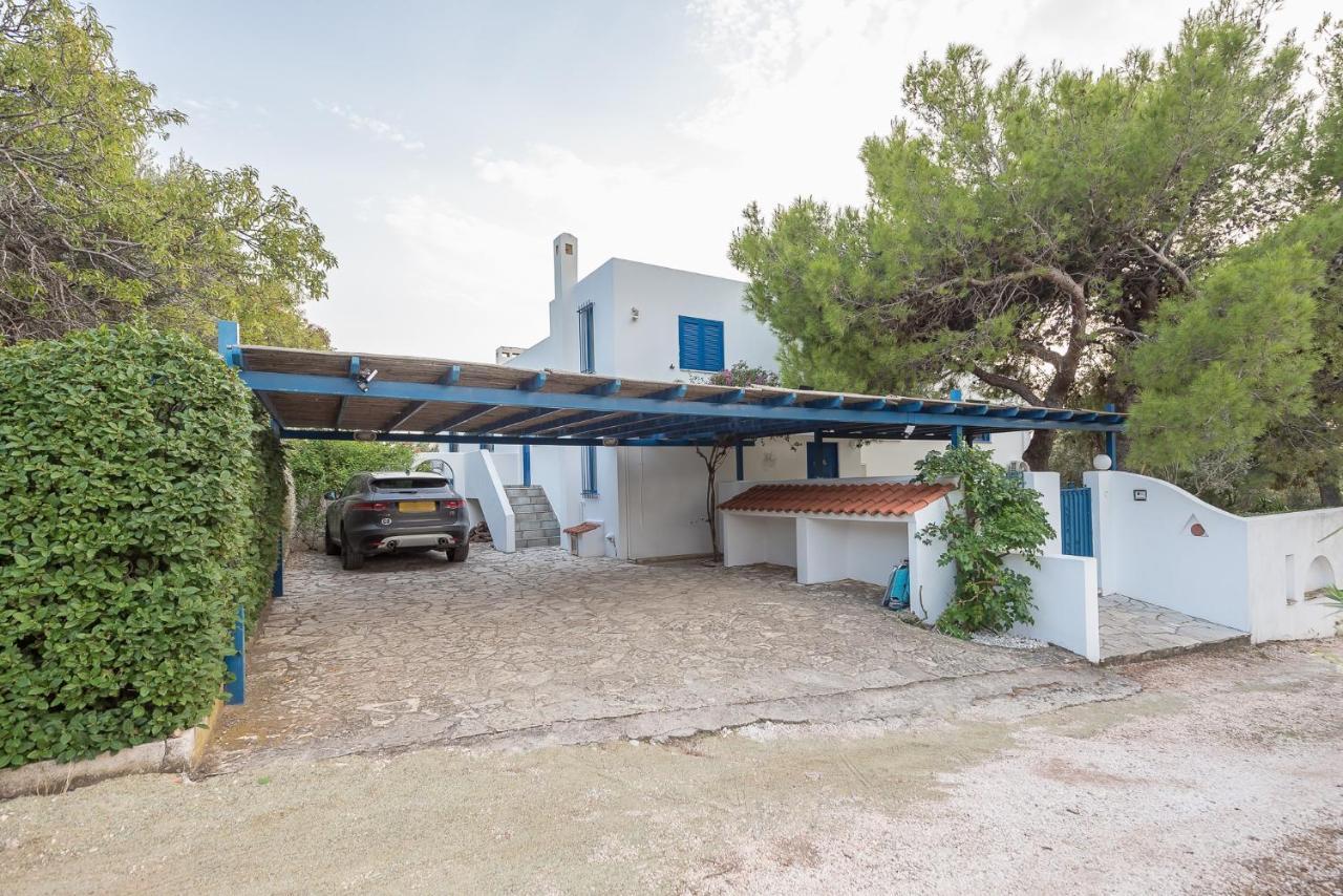 Summer Villa Pasiphae Private Pool - Bbq -Beach 2Min Sunion Exteriör bild